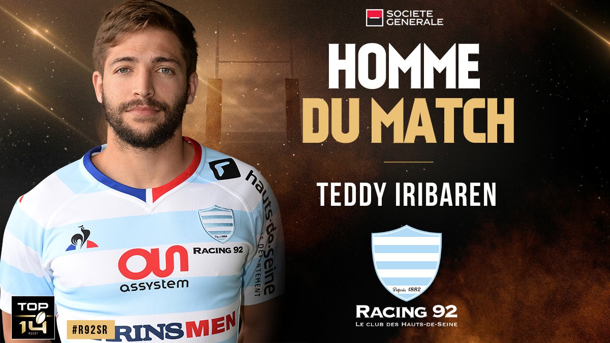 TOP 14, J17 | T. IRIBAREN ÉLU HOMME DU MATCH