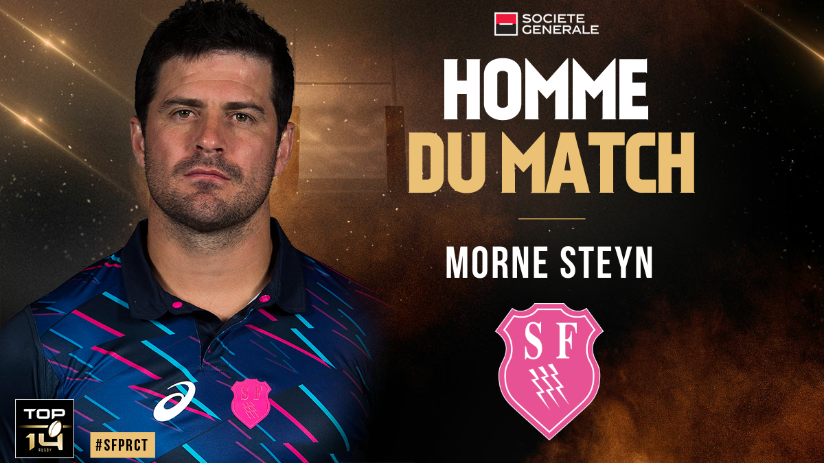TOP 14, J5 | M. Steyn élu Homme du Match