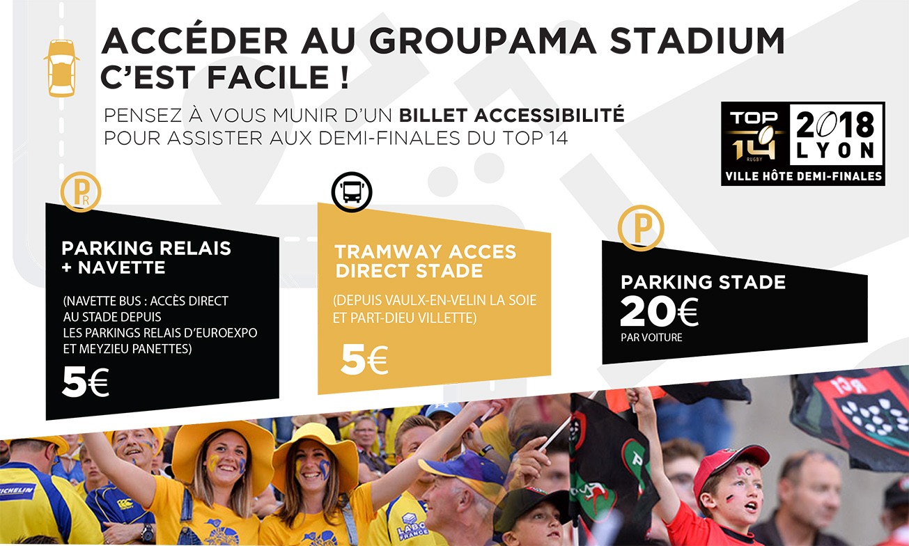 TOP 14, LYON 2018 | TRANSPORTS