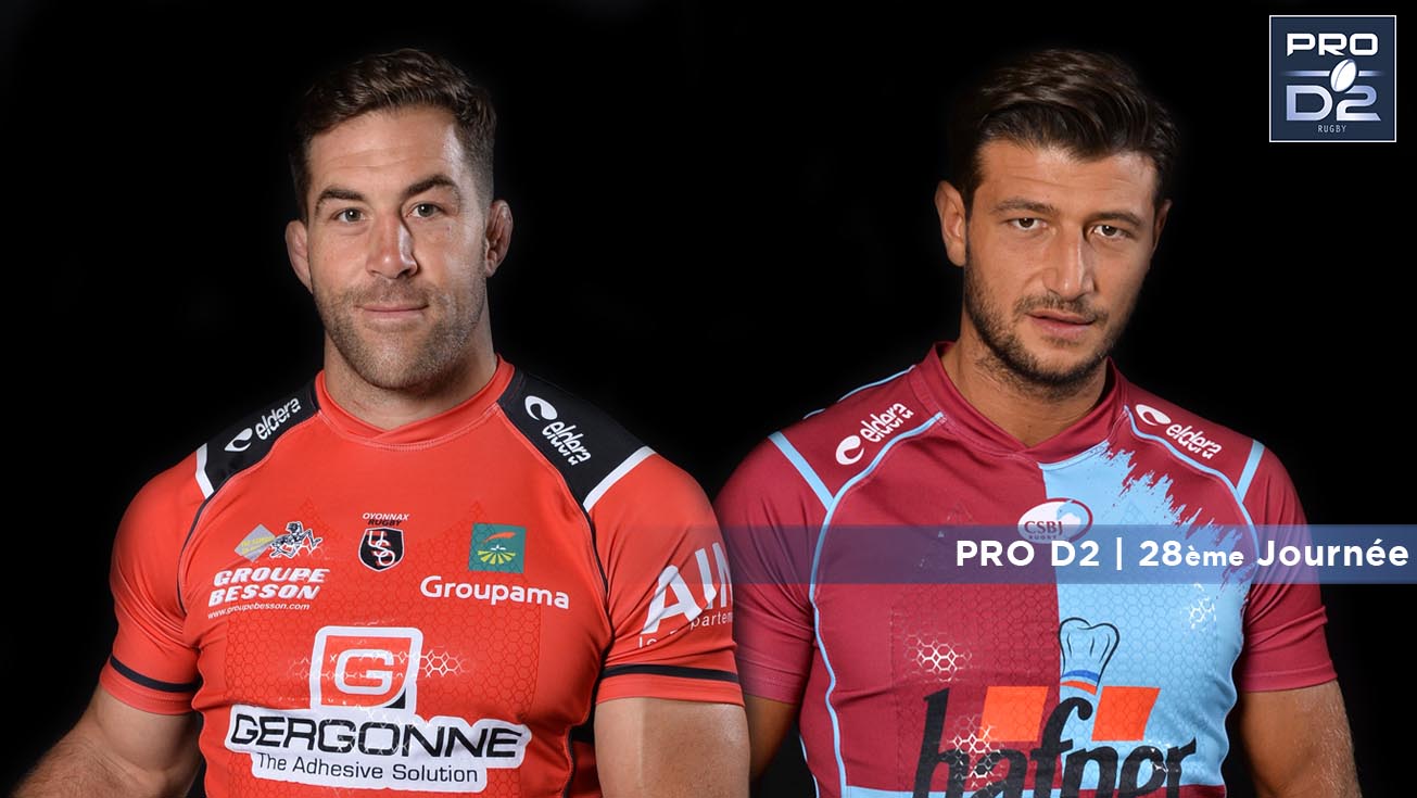 PRO D2, J28 | Oyonnax - Bourgoin: 33-6