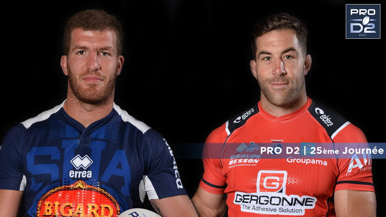 PRO D2, J25 | Agen - Oyonnax  : 26 - 31