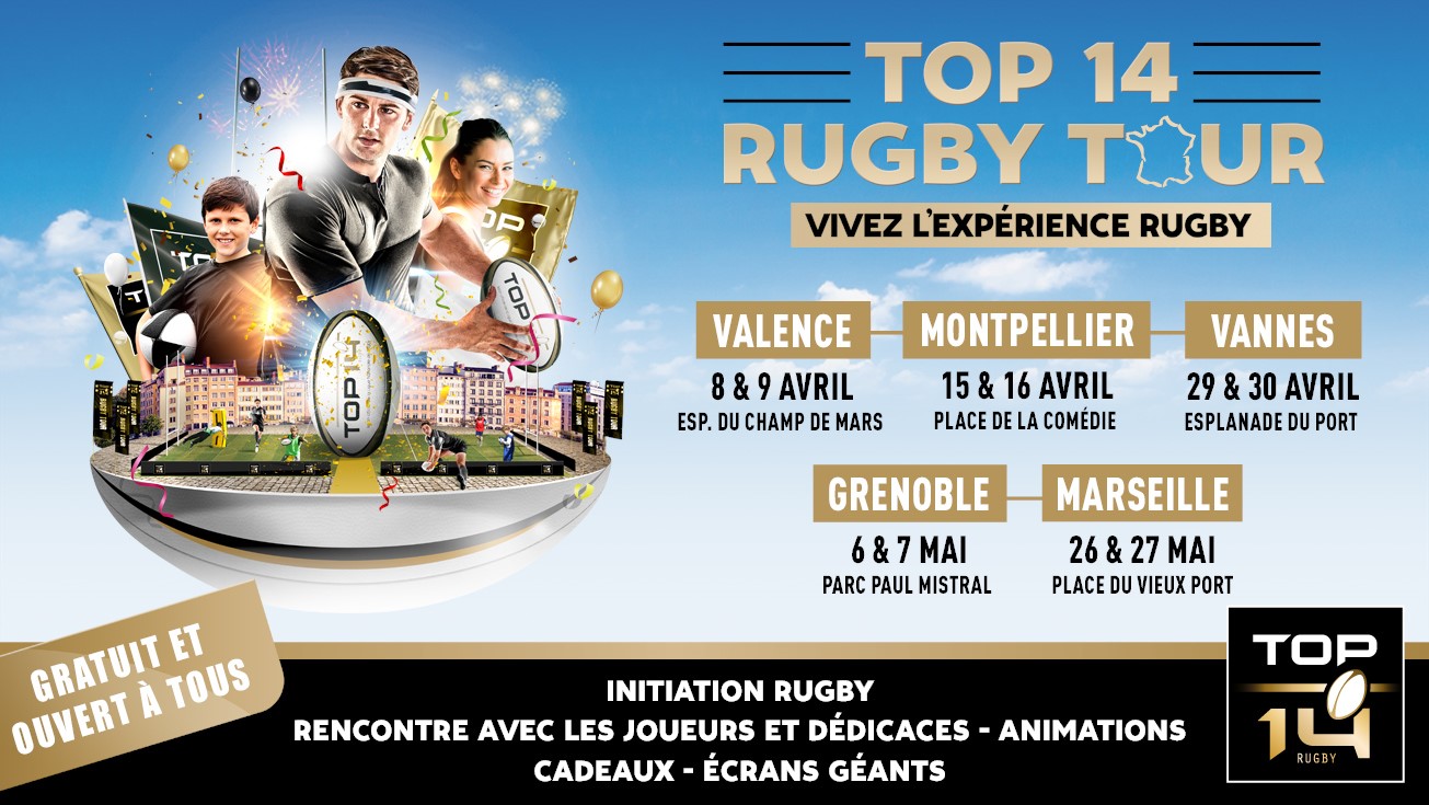 La Tournée 2017 du TOP 14 Rugby Tour