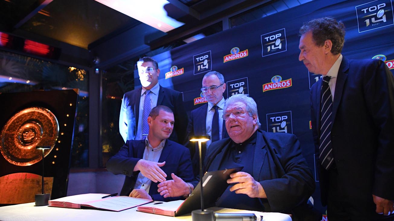 Signature du partenariat Andros à Marseille