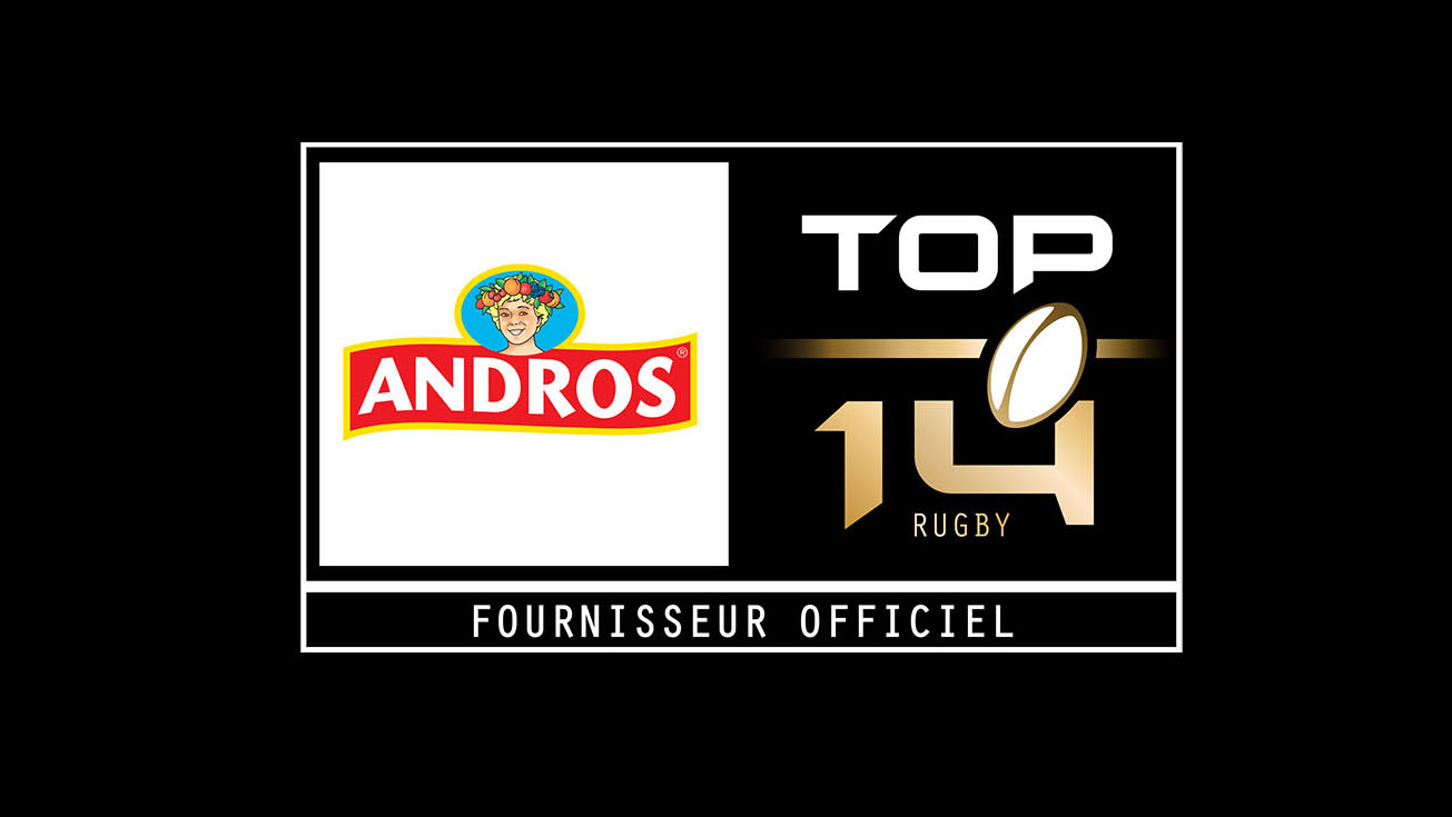 ANDROS, FOURNISSEUR OFFICIEL DU TOP 14