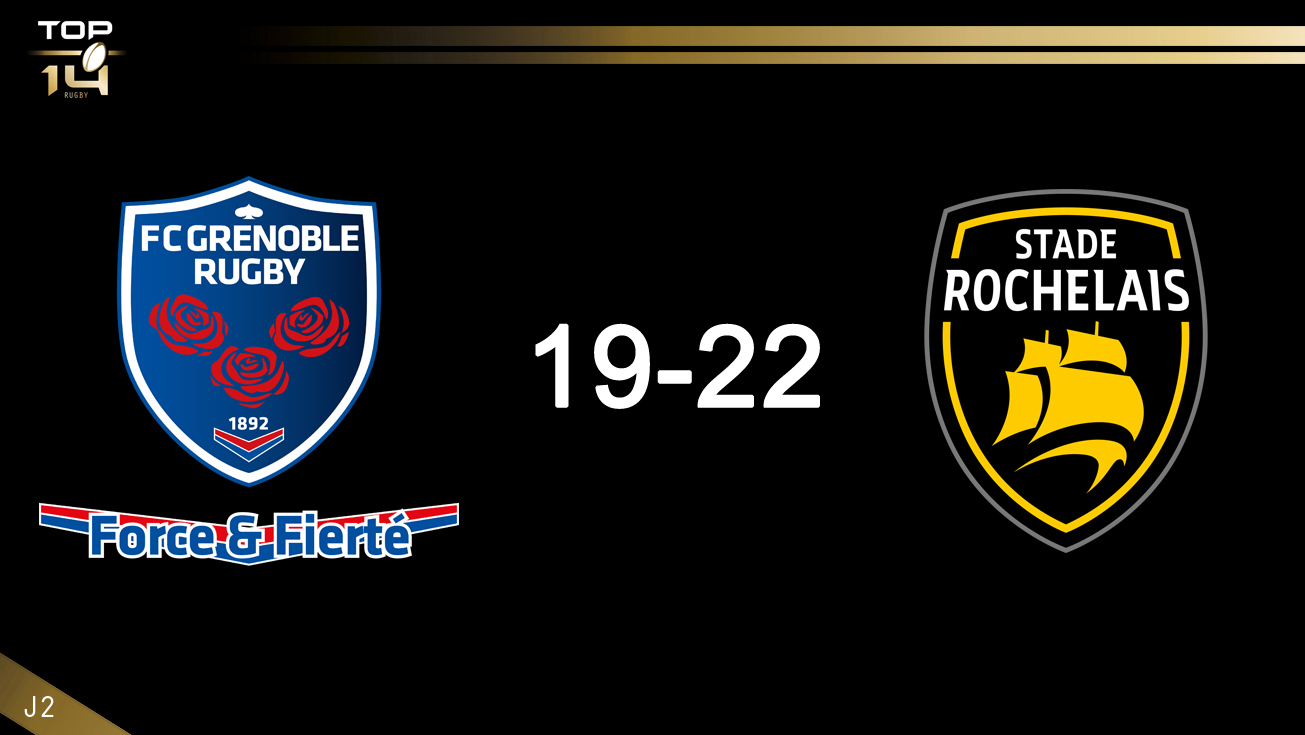 TOP 14, J2 | Grenoble – La Rochelle : 19-22
