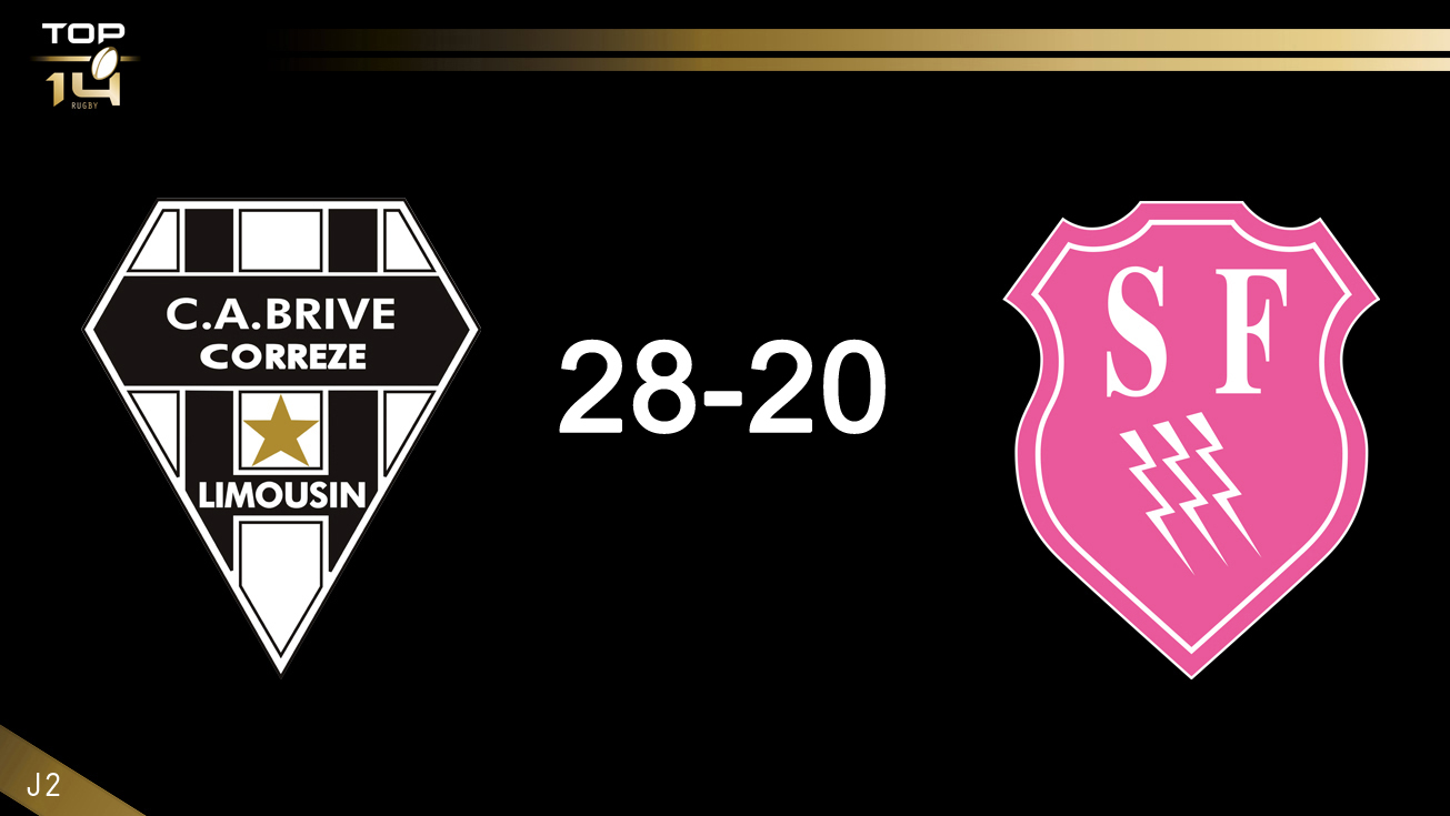 TOP 14, J2 | Brive – Paris : 28-20