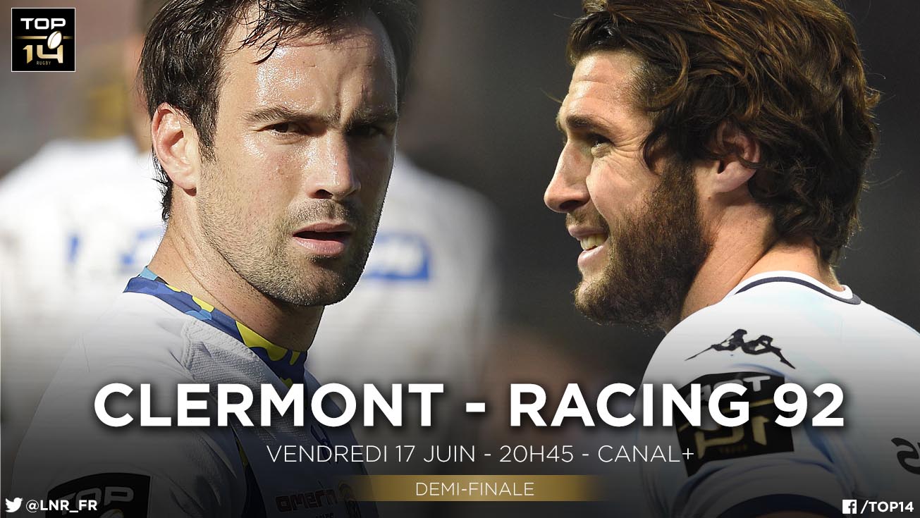 TOP 14 - Une demi-finale Clermont - Racing 92 pour débuter