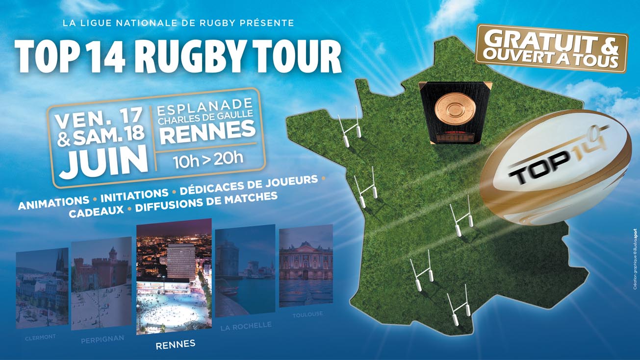 Rendez-vous à Rennes pour le TOP 14 Tour !