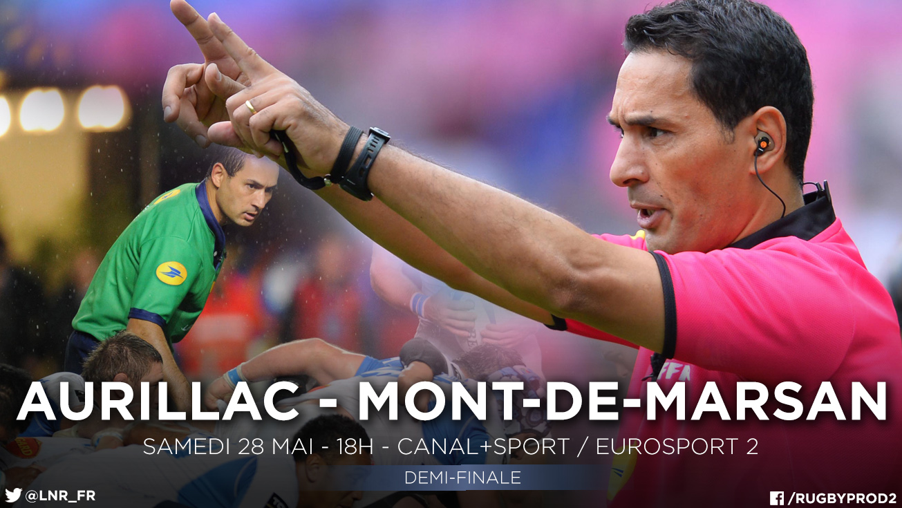 PRO D2, Demies - Les arbitres désignés