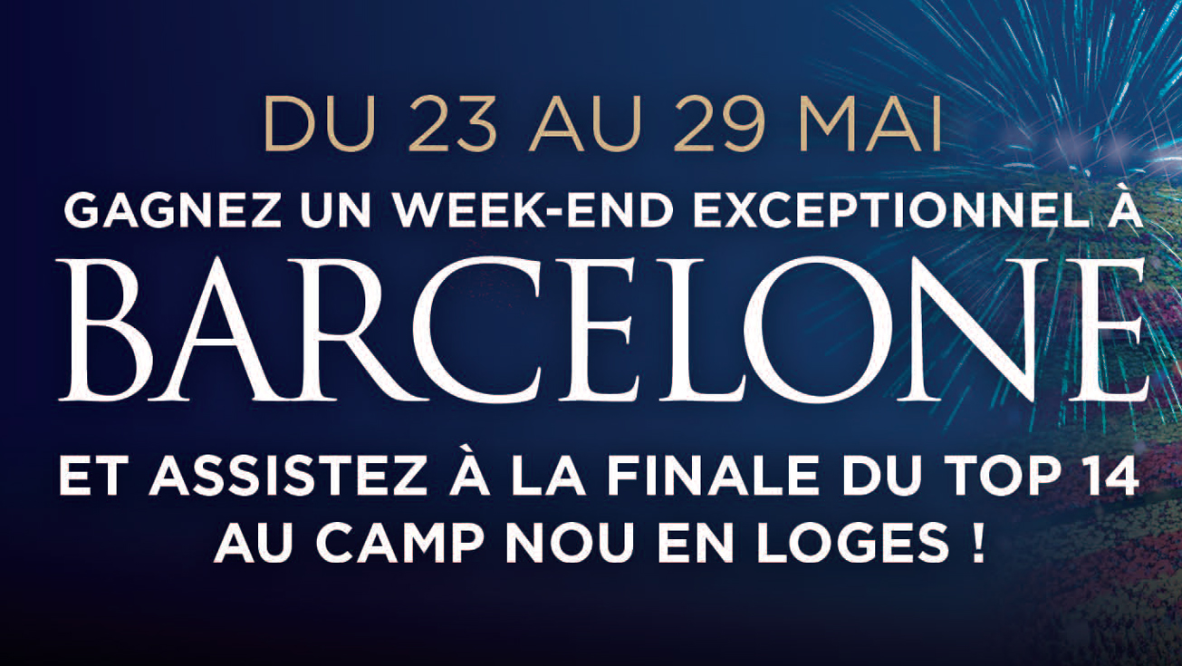 Gagnez un séjour à Barcelone !