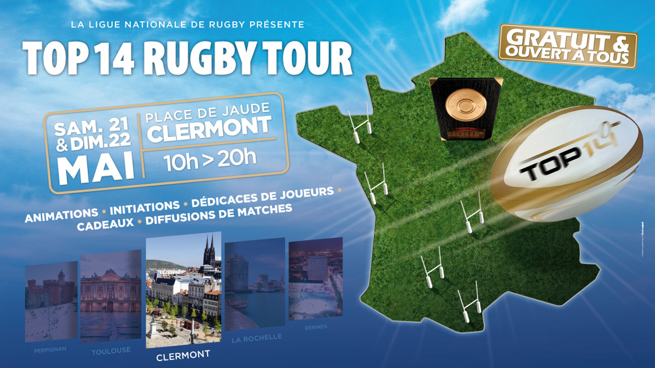 TOP 14 RUGBY TOUR - Direction Clermont !