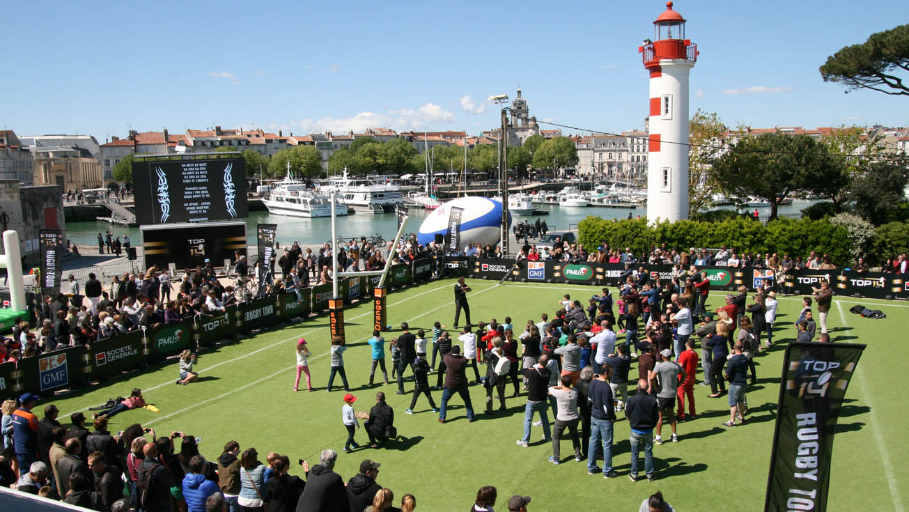 TOP 14 RUGBY TOUR - L&#039;étape rochelaise en photos