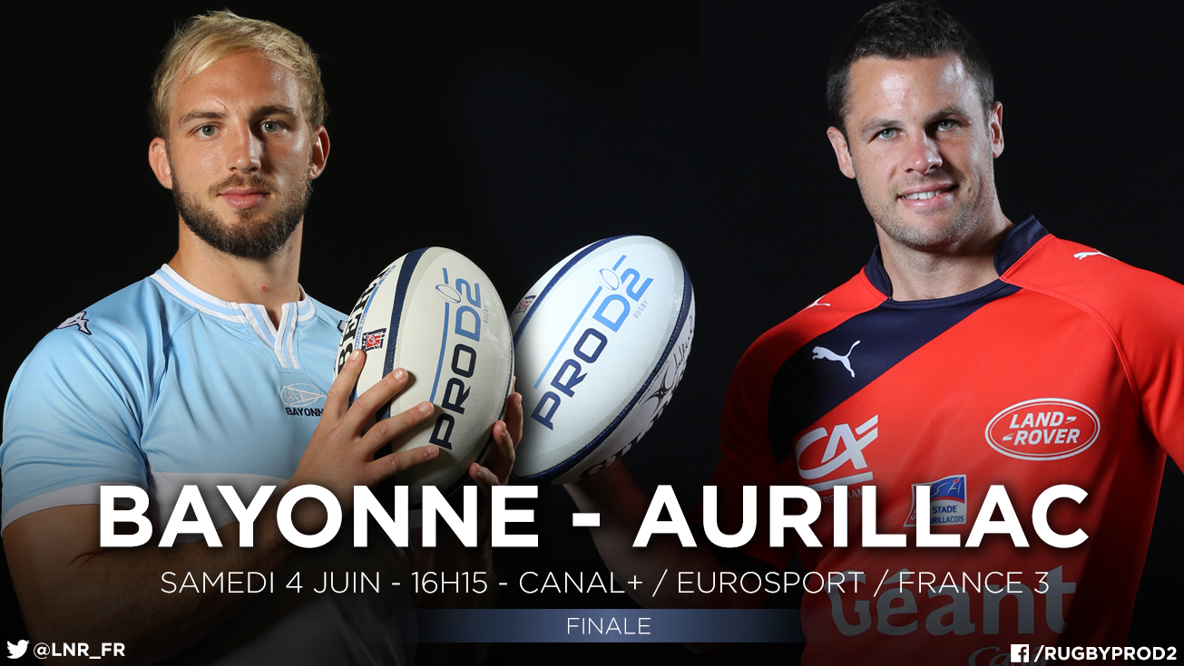 PRO D2, finale, Bayonne - Aurillac