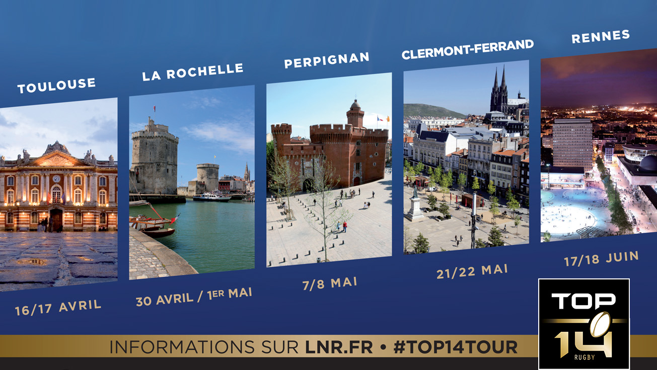 TOP 14 Rugby Tour - Rendez-vous à Toulouse !