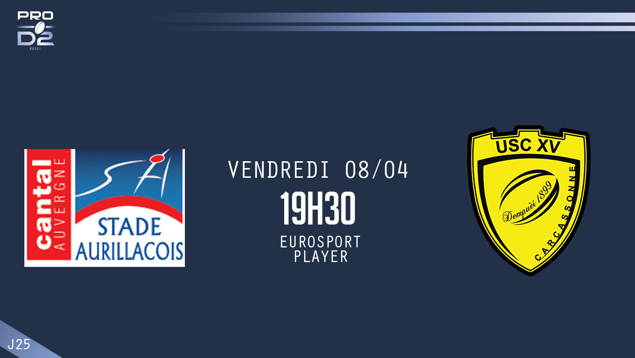 PRO D2, J25 – Aurillac - Carcassonne