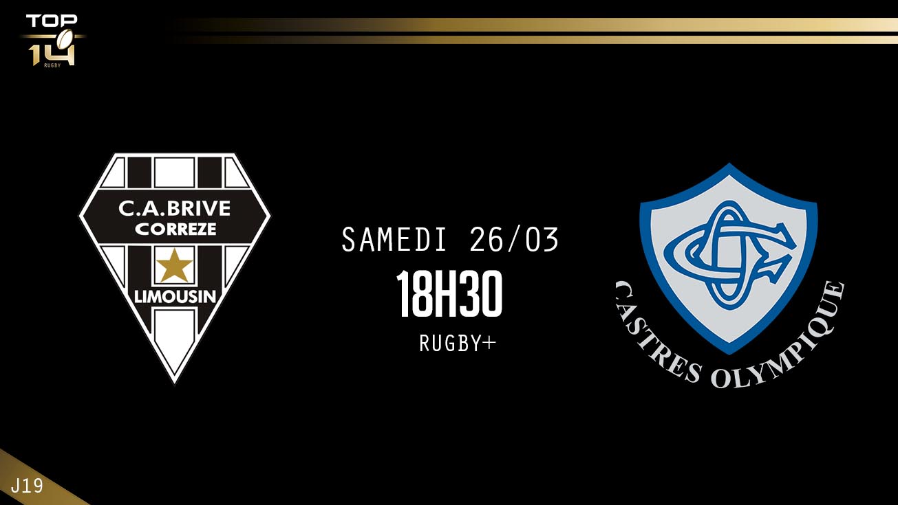 TOP 14, J19 – Brive - Castres