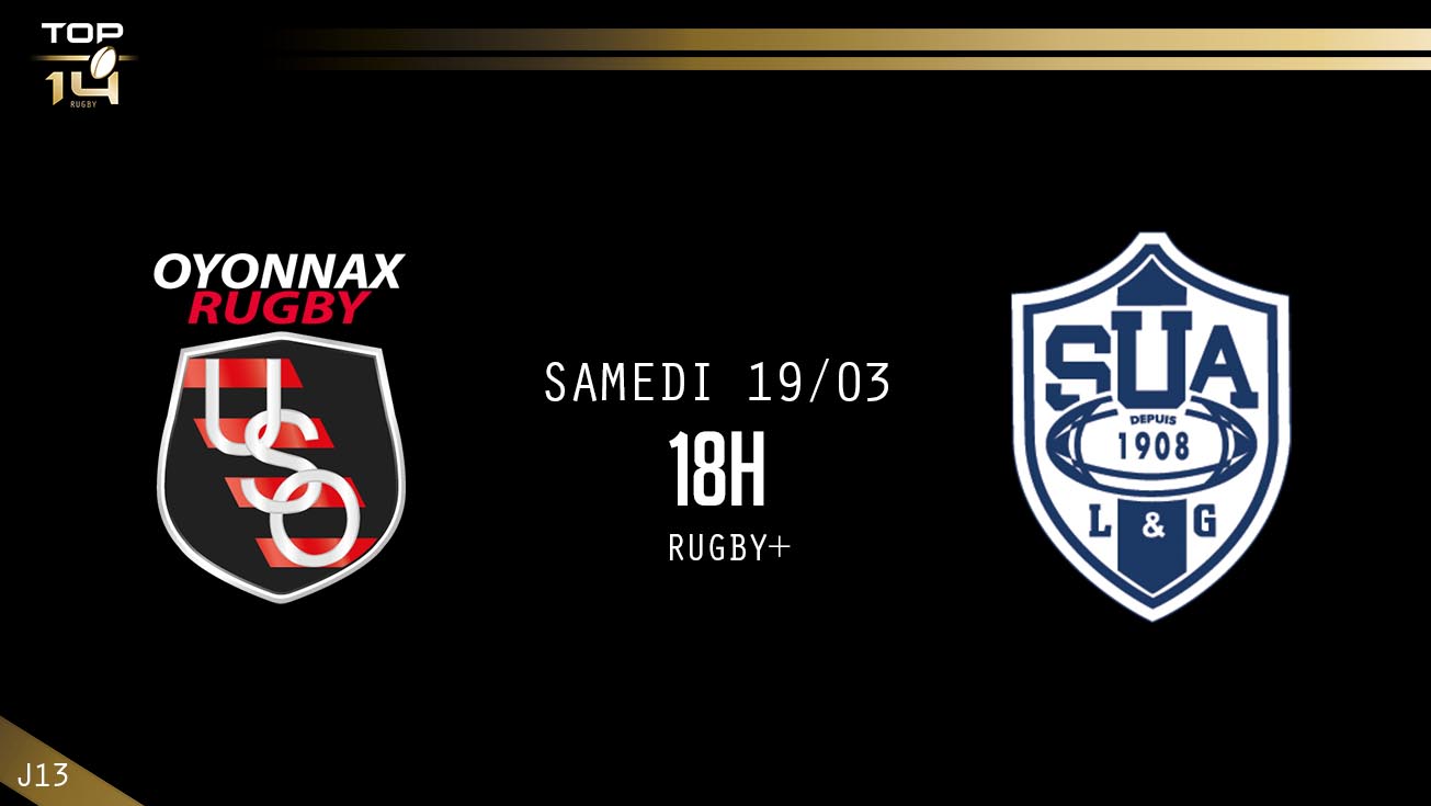 TOP 14, J13 (report) - Oyonnax – Agen