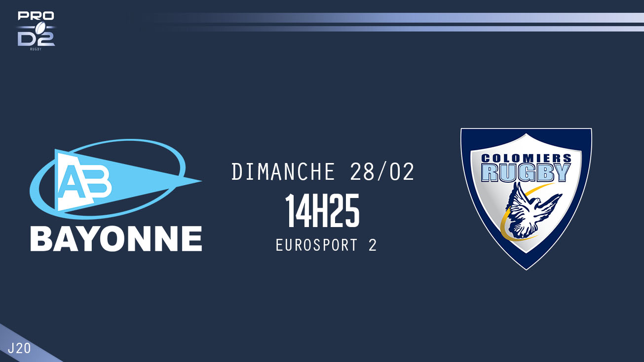 PRO D2 J20 – Bayonne - Colomiers