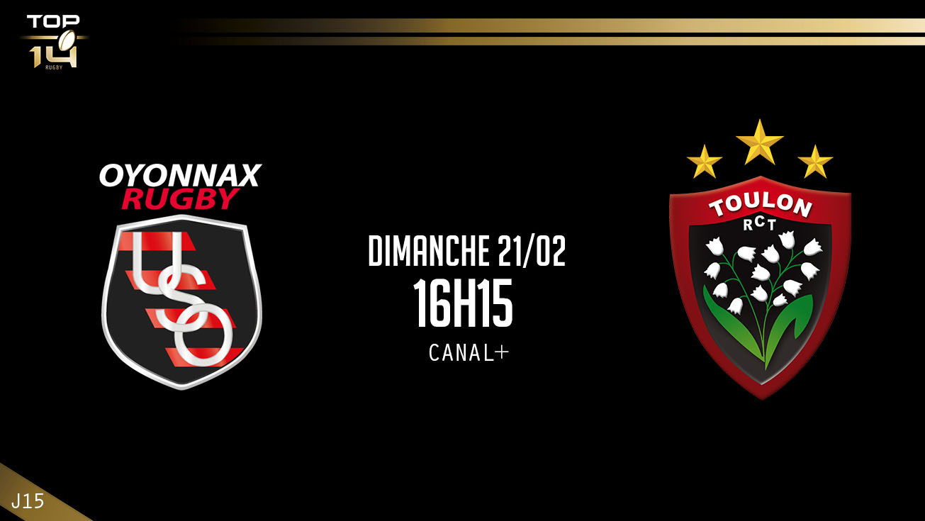 TOP 14, J15 – Oyonnax - Toulon