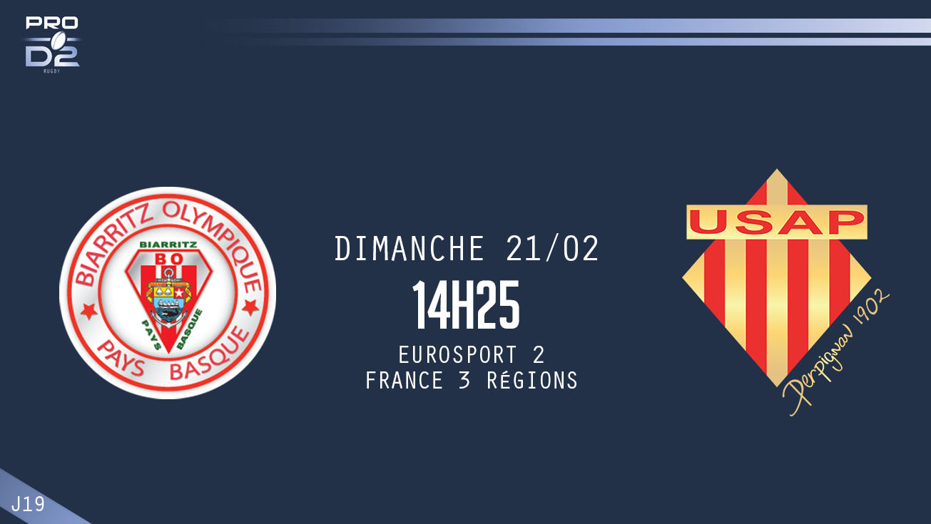PRO D2, J19 – Biarritz - Perpignan