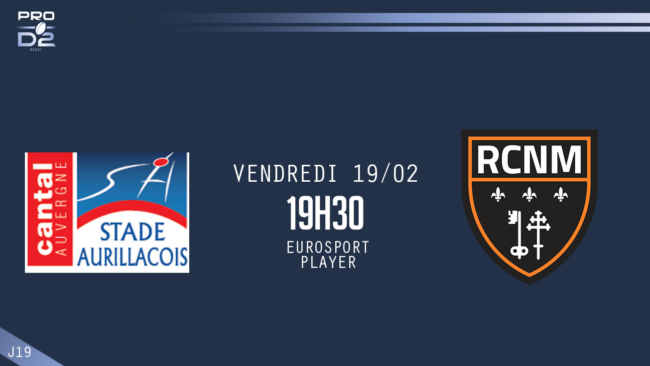 PRO D2, J19 – Aurillac - Narbonne