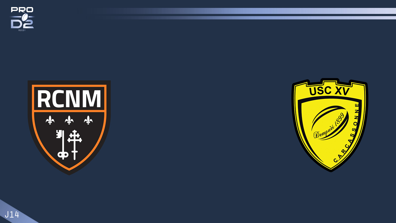 PRO D2, J14 - Narbonne - Carcassonne: 15-12