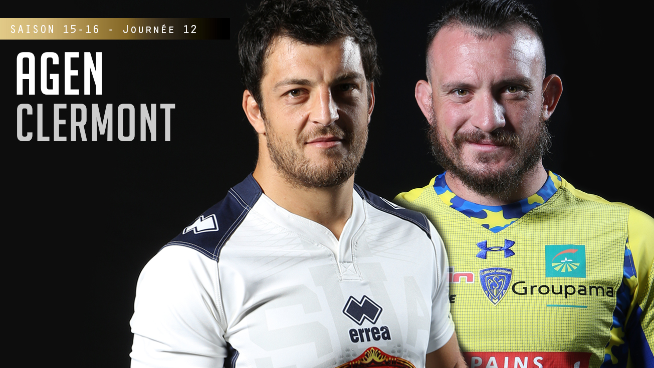 TOP 14, J12 - Agen - Clermont