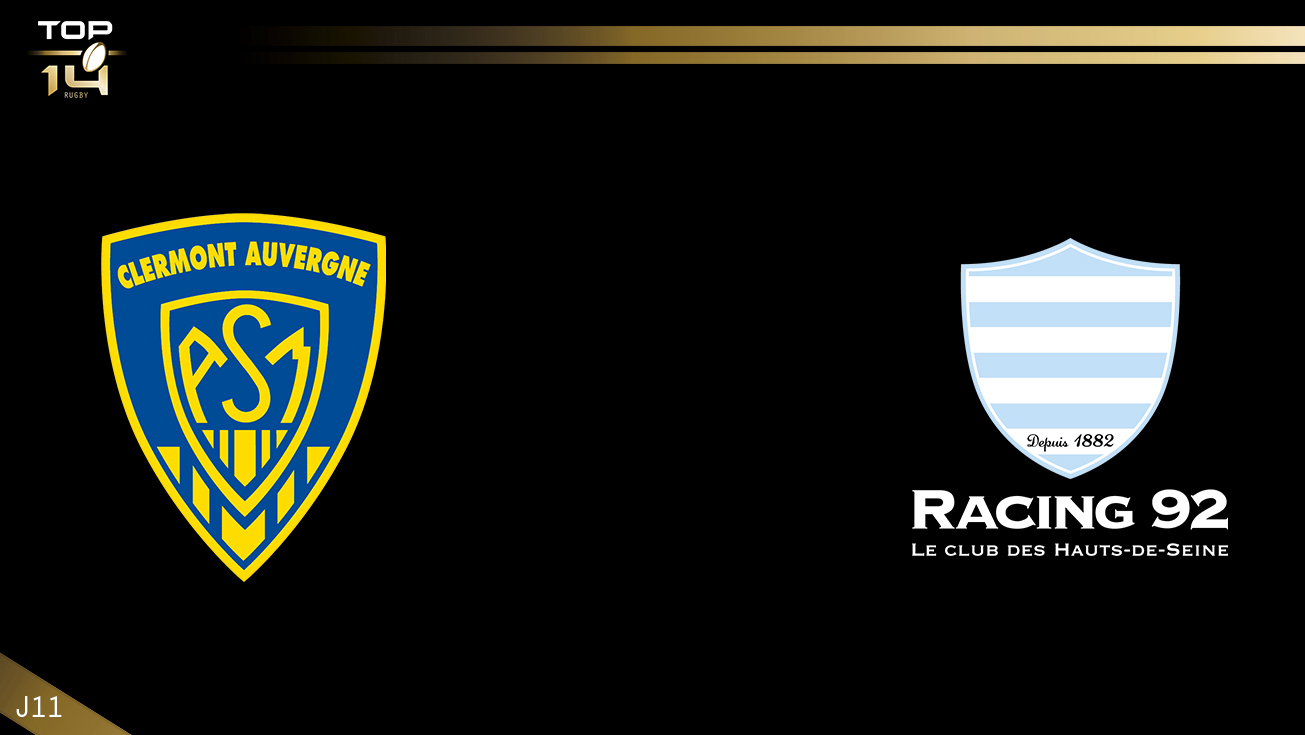 TOP 14, J11 - Clermont - Racing 92: 16-20