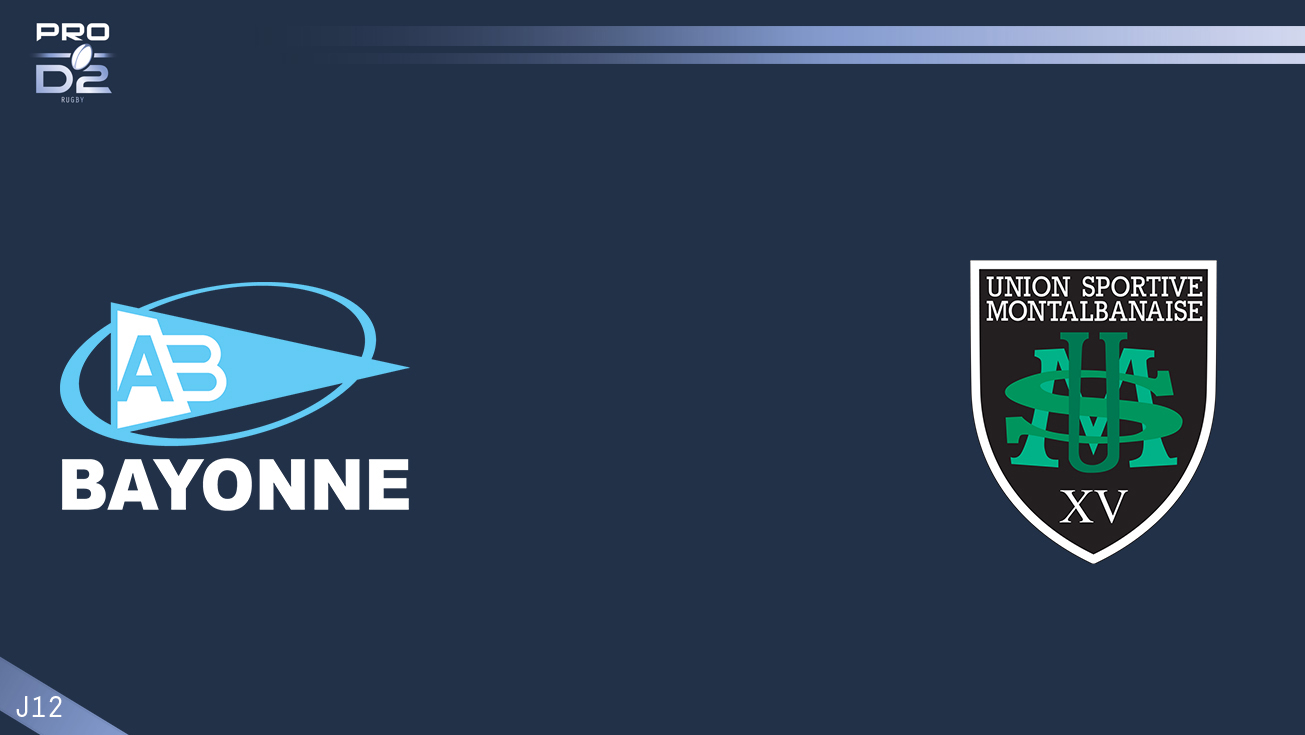 PRO D2, J12 – Bayonne - Montauban: 27-9