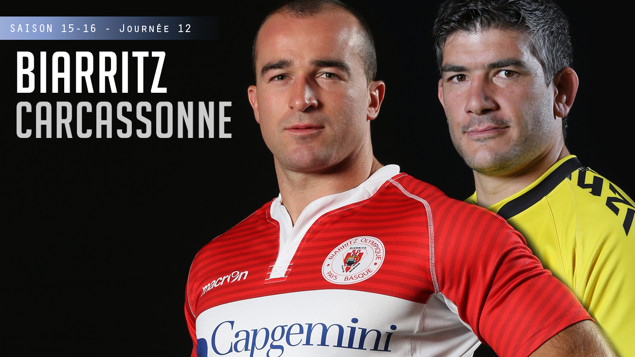 PRO D2, J12 – Biarritz - Carcassonne
