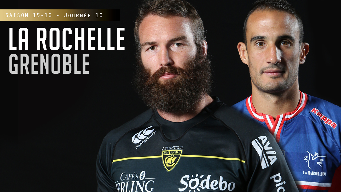 TOP 14, J10 - La Rochelle - Grenoble : 33 - 16