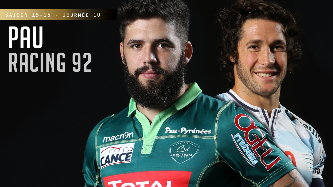 TOP 14, J10, Pau – Racing 92