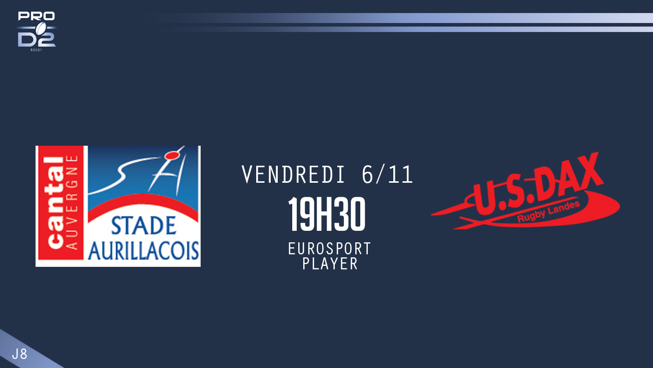 PRO D2, J8 - Aurillac - Dax : 29 - 15