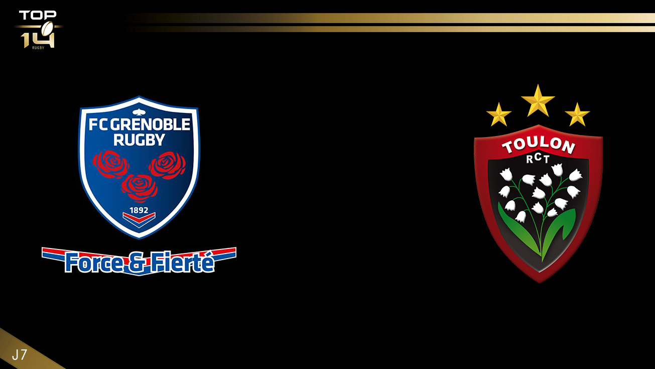 TOP 14, J7 - Grenoble – Toulon: 33-29