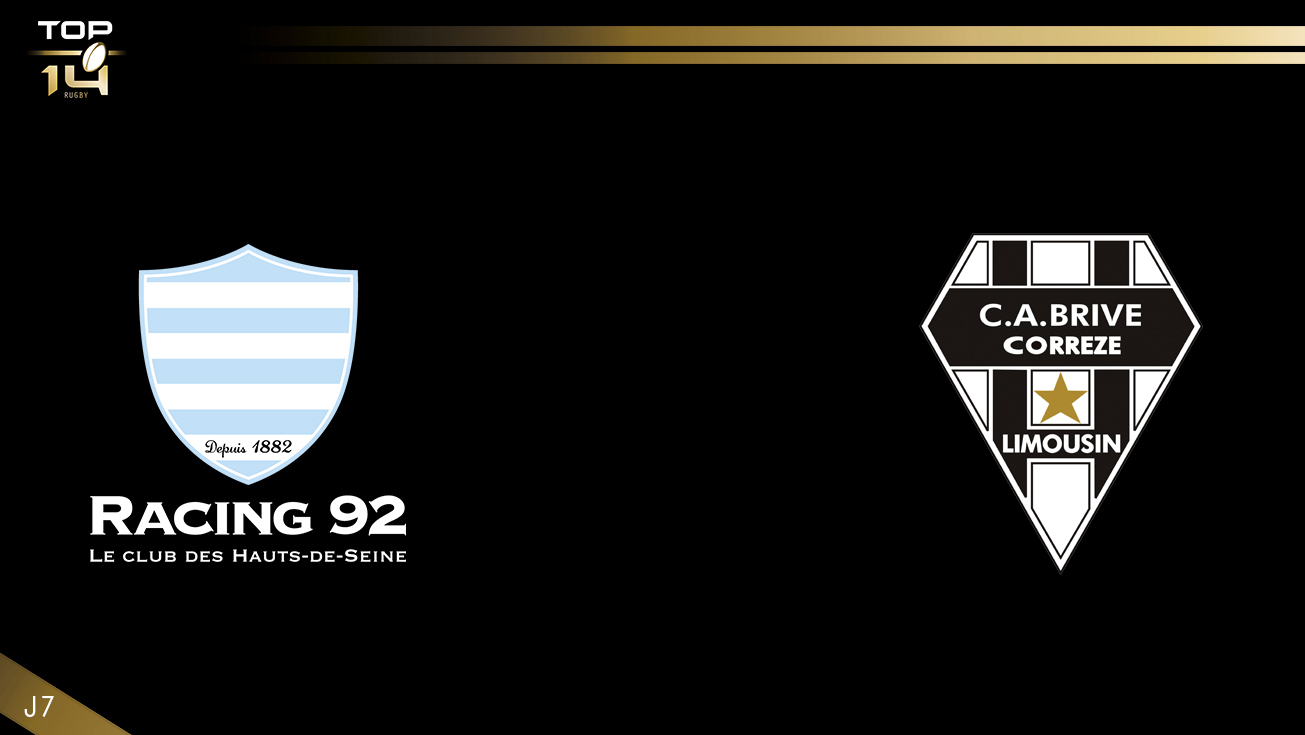 TOP 14, J7 - Racing 92 - Brive: 17-14