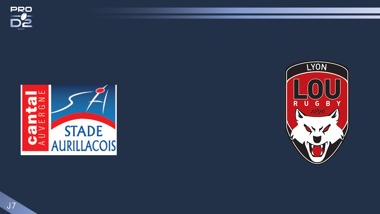 PRO D2, J7 - Aurillac – Lyon: 23-21
