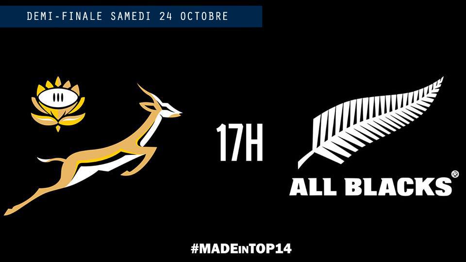 Coupe du Monde, Demies - Afrique du sud – Nouvelle Zélande