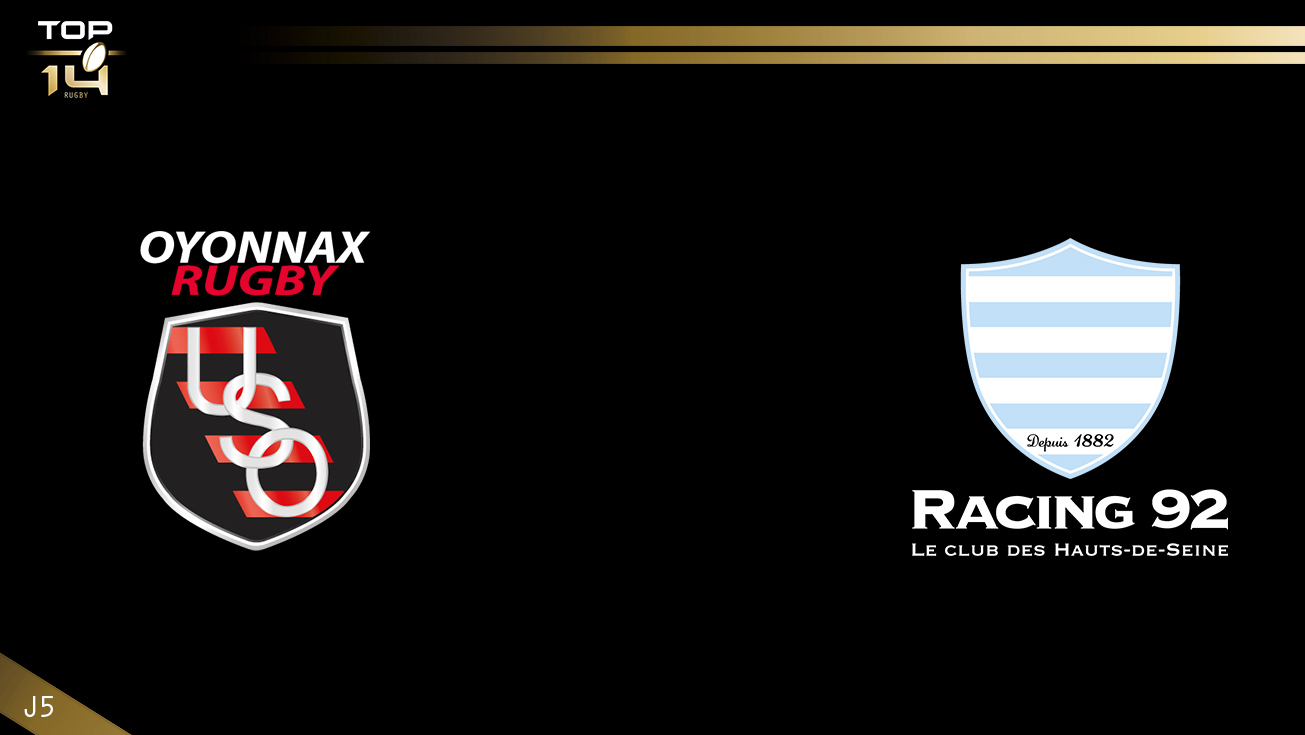 TOP 14, J5 - Oyonnax - Racing 92: 9-18