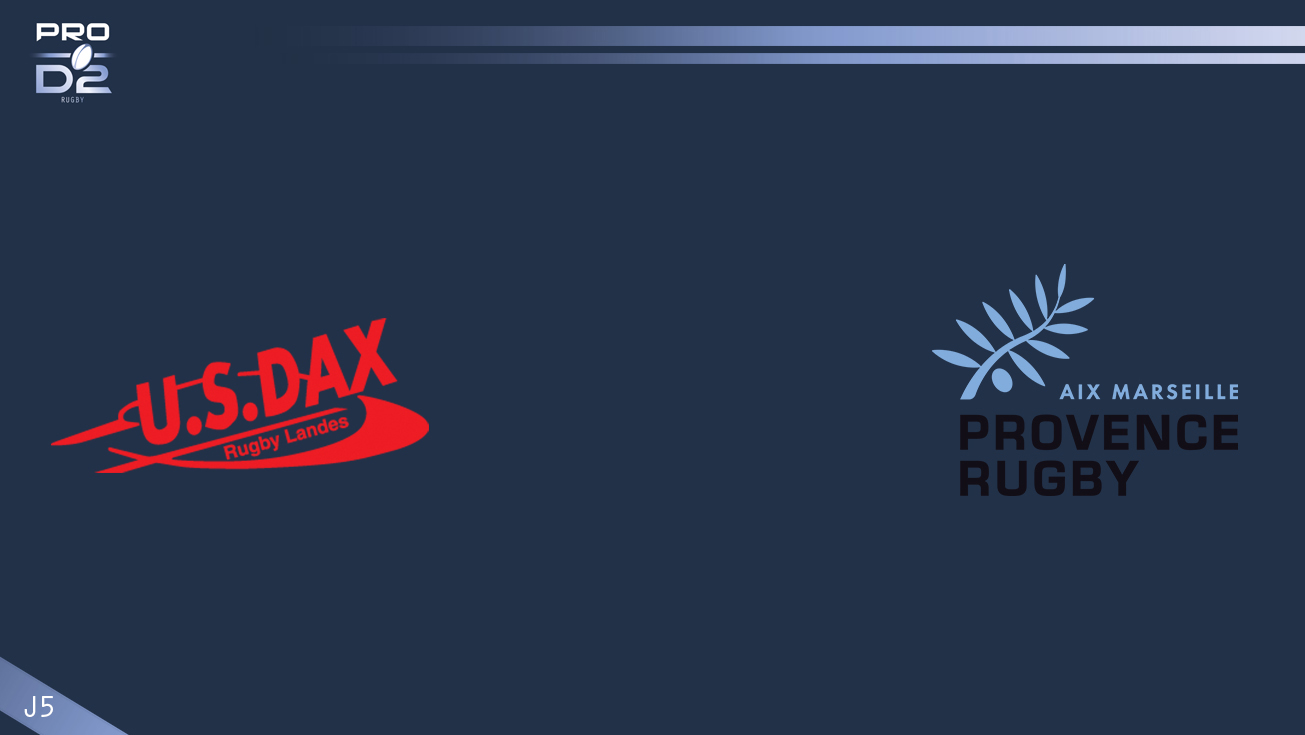 PRO D2, J5 – Dax – Provence Rugby: 26-19