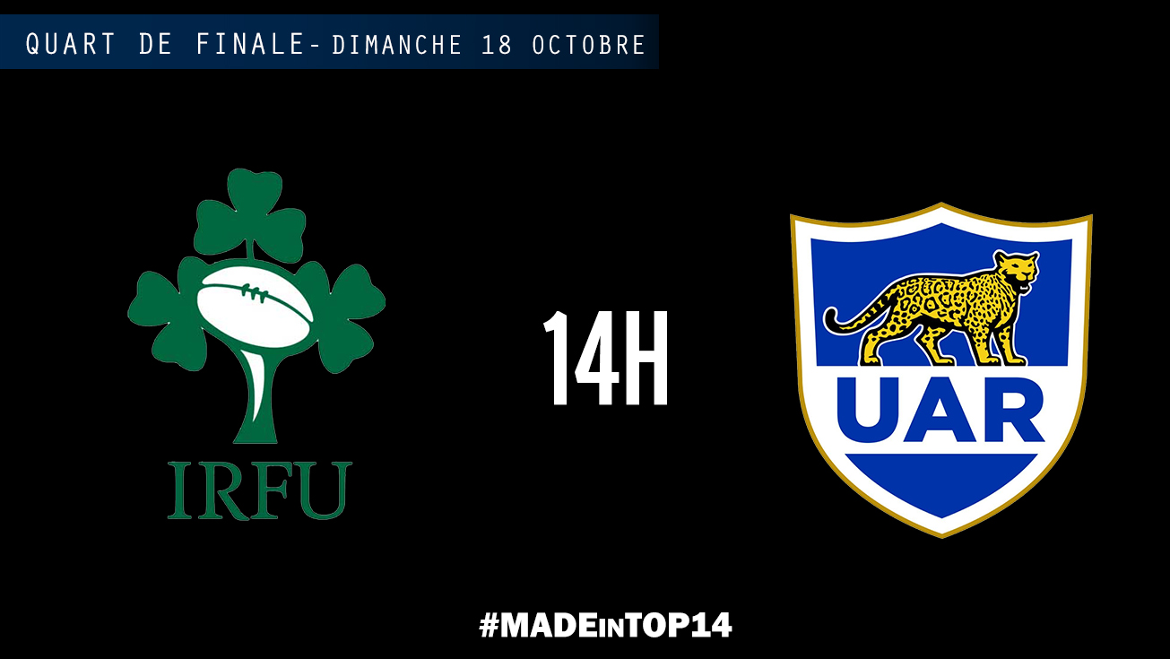 Coupe du Monde, Quarts – Irlande - Argentine