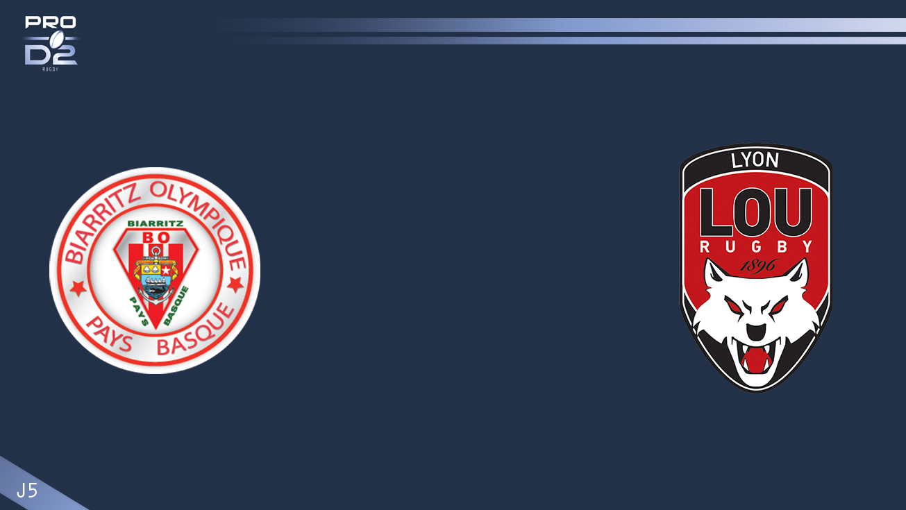PRO D2, J5 – Biarritz - Lyon: 16-19