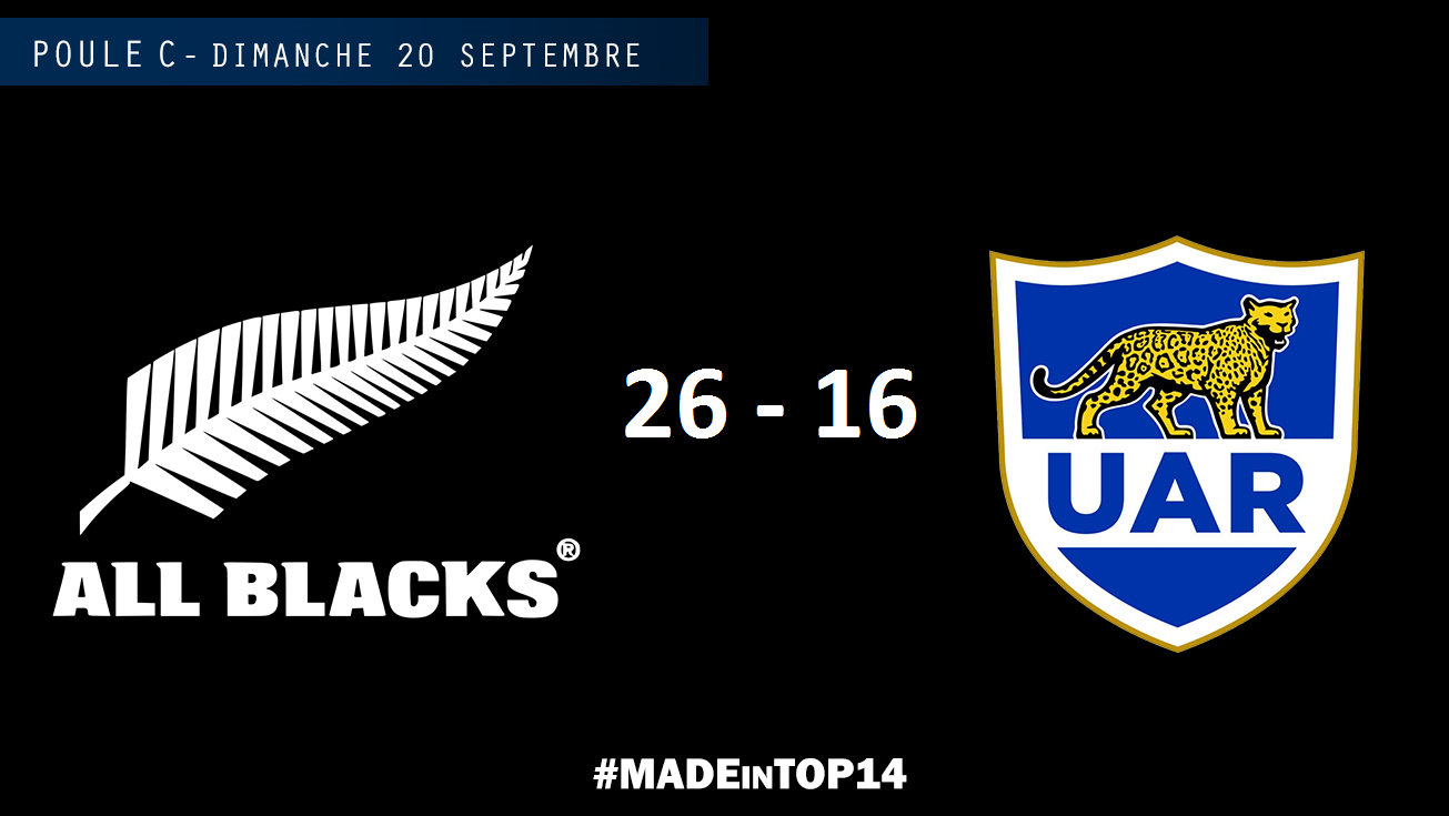 Nouvelle-Zélande - Argentine : les Blacks s&#039;imposent