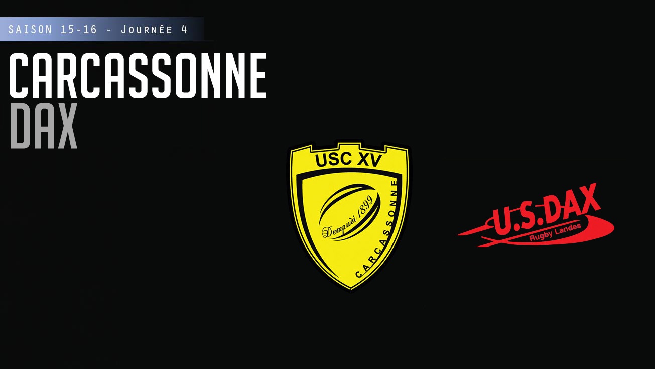 PRO D2, J4 - Carcassonne – Dax: 30-20