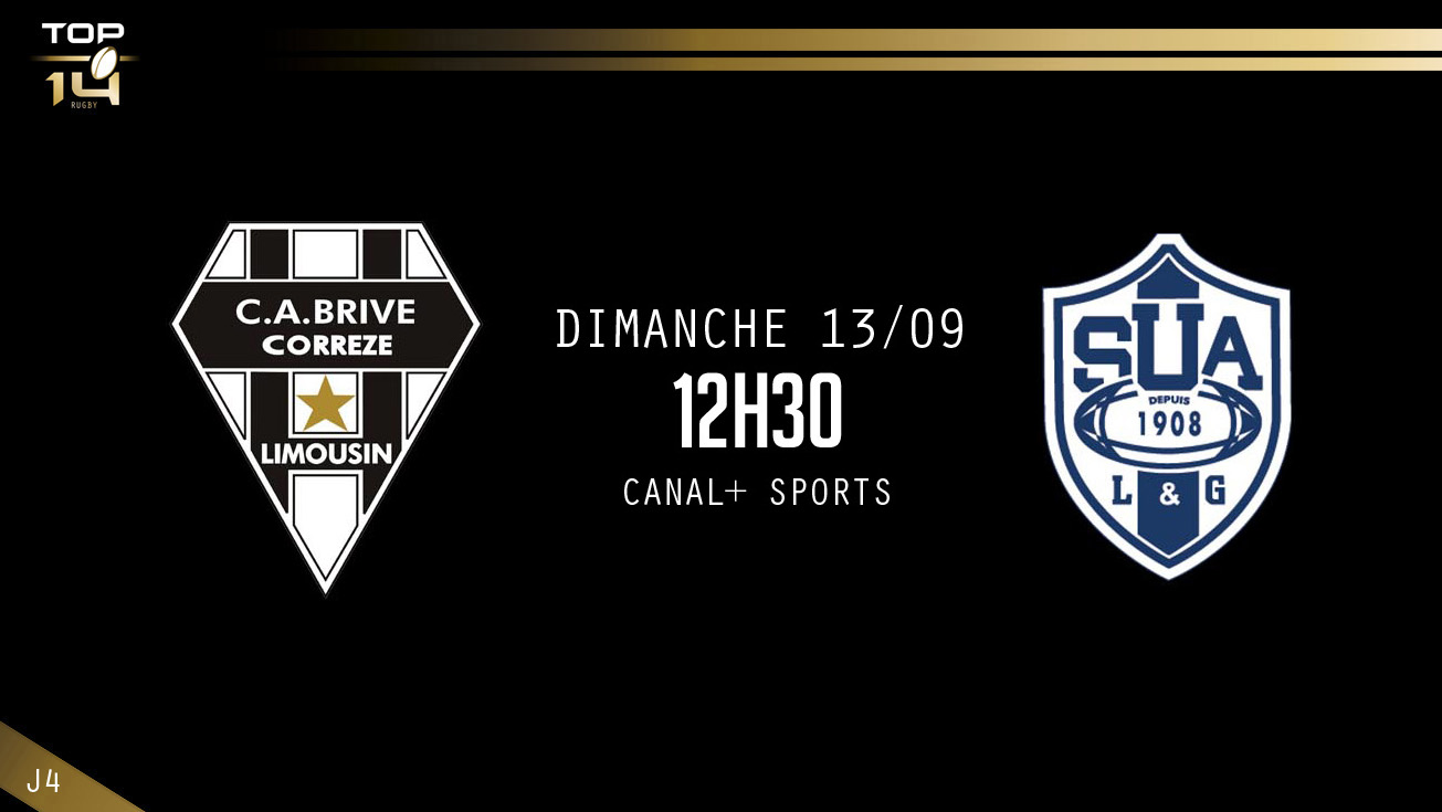 TOP 14, J4 – Brive - Agen