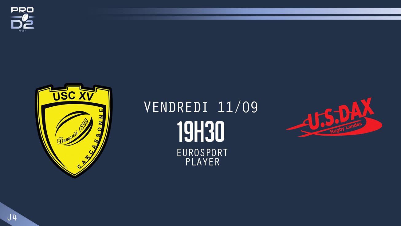 PRO D2, J4 - Carcassonne – Dax