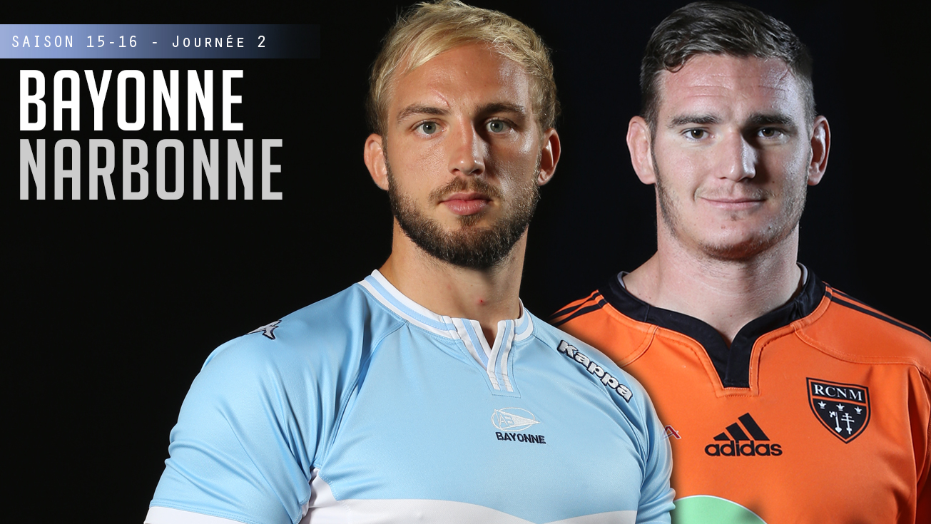 PRO D2, J2 - Bayonne - Narbonne: 28-21