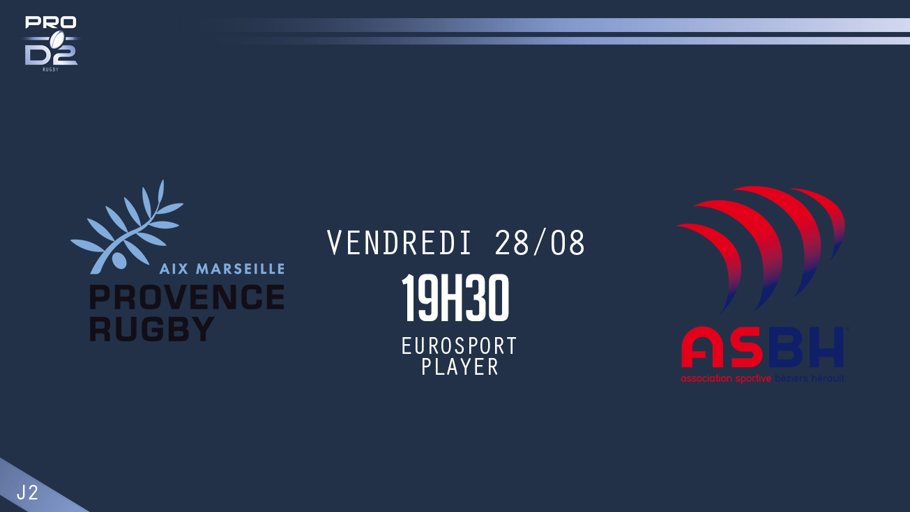 PRO D2, J2 – Provence Rugby - Béziers