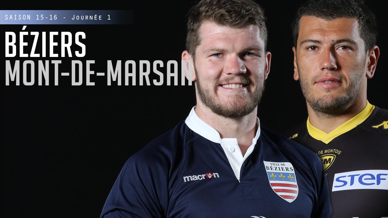 PRO D2, J1 - Béziers - Mont-de-Marsan : 36 - 23