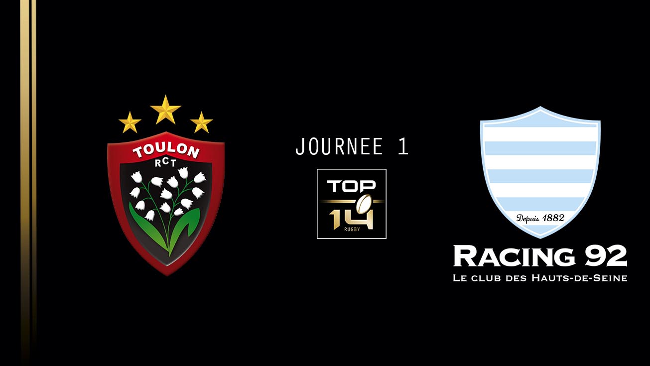 TOP 14, J1 – Toulon – Racing-Métro 92