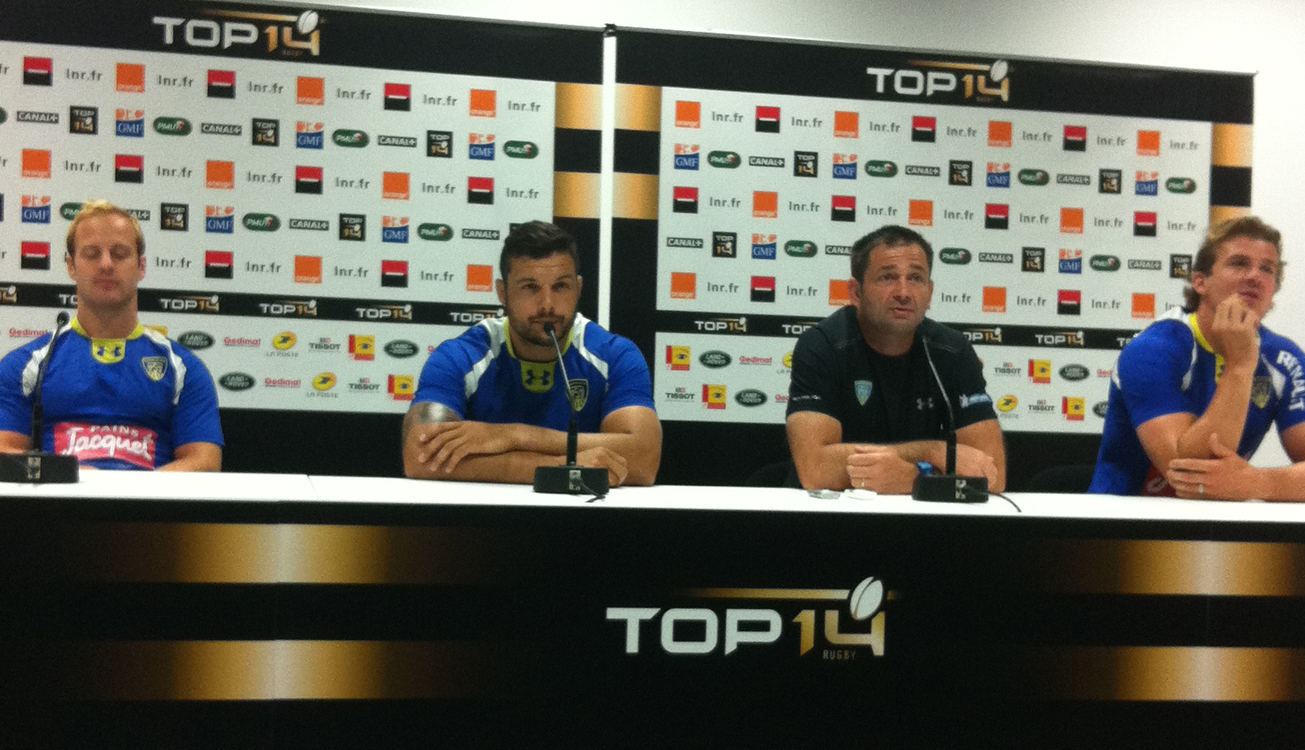 TOP 14, Demies - Le point presse de Clermont